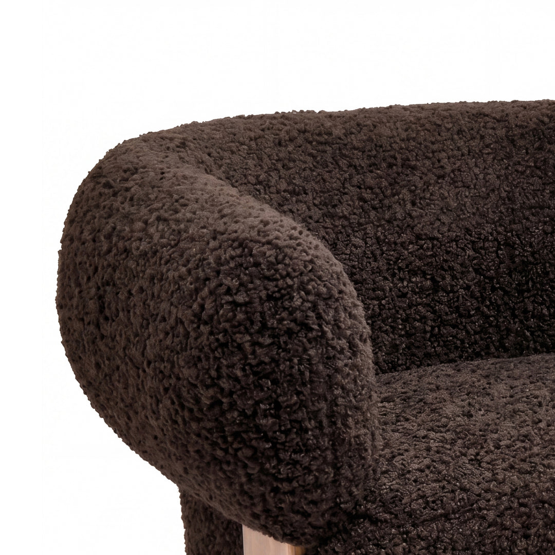 PTMD Nomy Teddy Fauteuil Bruin