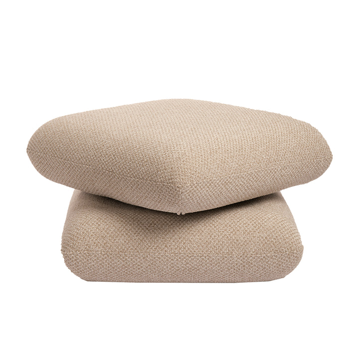 PTMD Aro Pouf Draaibaar – 69×43 cm | Brown, Cream of Taupe Teddy