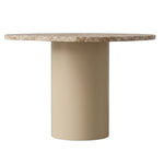 PTMD Lunaro Beige Marmeren Salontafel Hoog S – ø45 cm | Handgemaakt