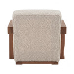 Fauteuil Crème Linnen Look | Rubberhout Frame – PTMD