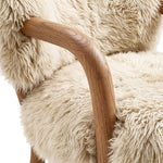 PTMD Avelon Schapenvacht Fauteuil Beige