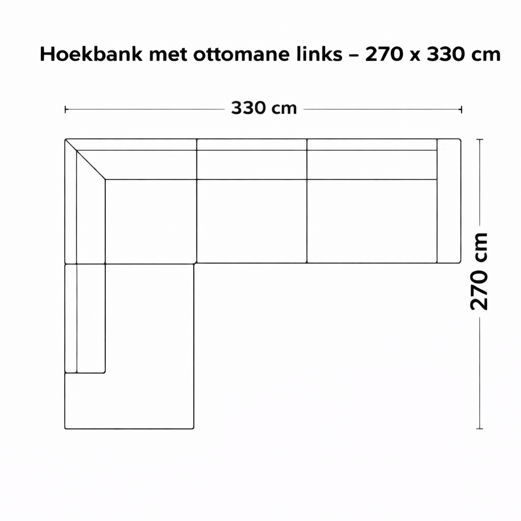 SEVN Veronique Bank sorriso blush  - Populairste opstellingen