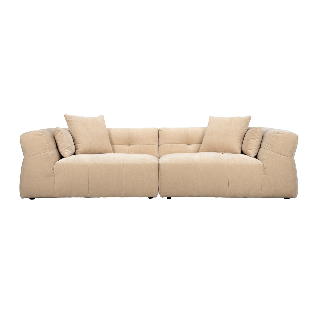 Dutchbone Hodge 4,5-zitsbank beige