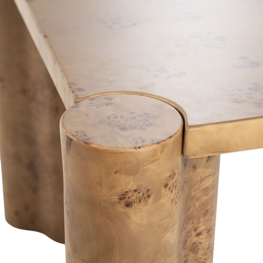 Eettafel Dorian 180x110 cm – MDF & wortelnotenfineer