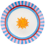 Complete servies set – dinerbord, ontbijtbord, & kom met zonnig design