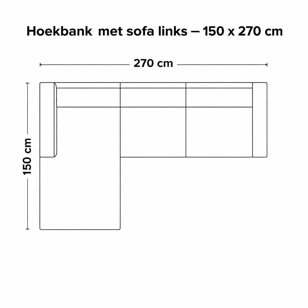 SEVN Veronique Bank sorriso blush  - Populairste opstellingen