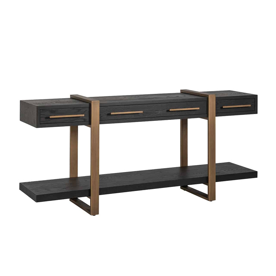 Richmond Wandtafel Cambon Dark Coffee met 3 Lades