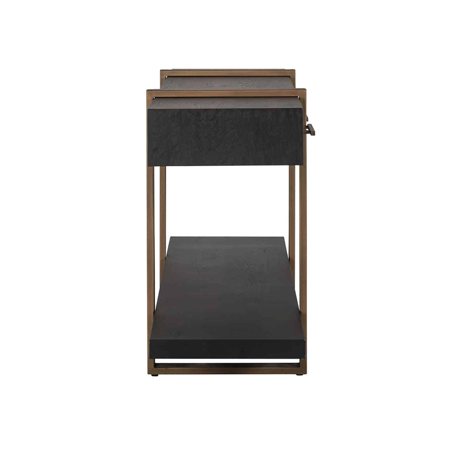 Richmond Wandtafel Cambon Dark Coffee met 3 Lades