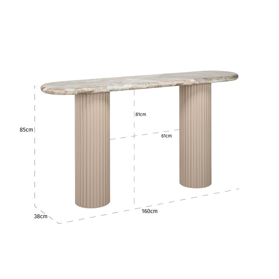 Richmond Wandtafel Coronel Marmer Beige