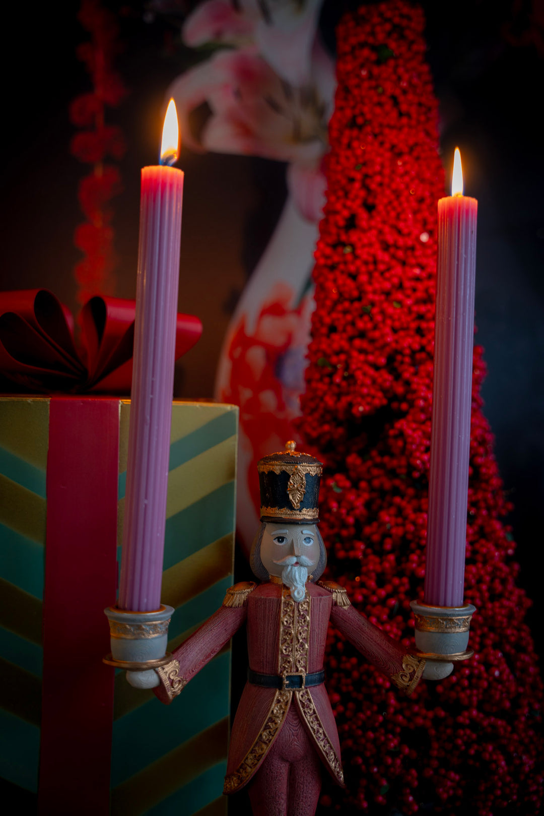 Kerst Notenkraker kandelaar