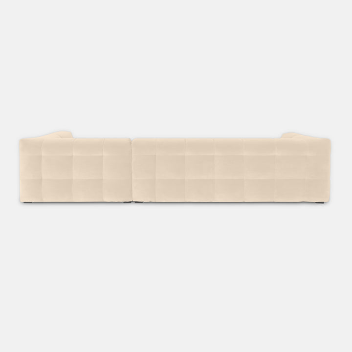 Bubbel Hoekbank Velvet – Luxe Organische Designbank Royal 110 linen