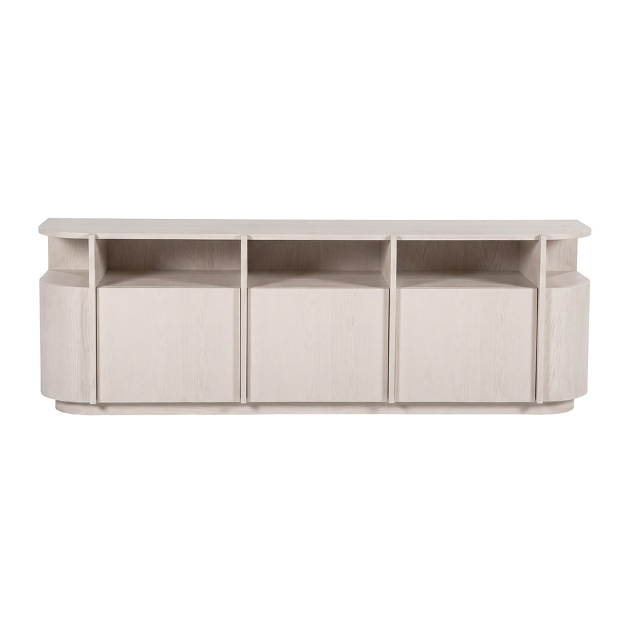 TV-meubel Oslo 230 cm – eiken & eikenfineer taupe