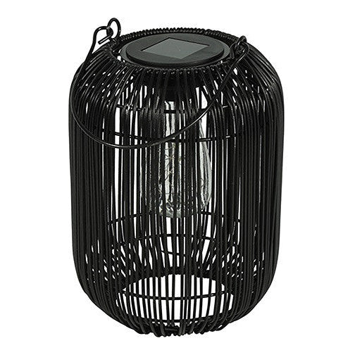 Solar Tuinlantaarn – Zwarte Solar Lamp voor Tuin & Balkon