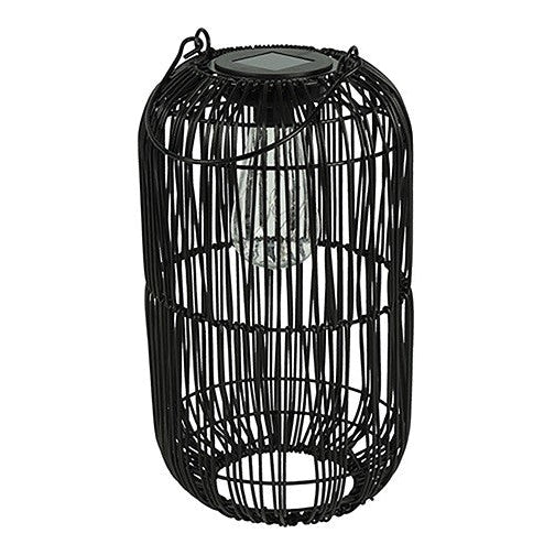 Solar Tuinlantaarn – Zwarte Solar Lamp voor Tuin & Balkon