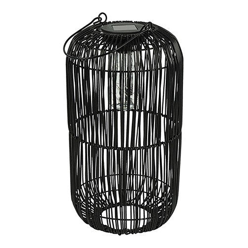 Solar Tuinlantaarn – Zwarte Solar Lamp voor Tuin & Balkon