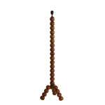 Vloerlamp VEGLIO hout olie bruin