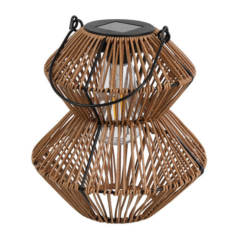 Solar Windlicht Okora – Beige set