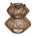 Solar Windlicht Okora – Beige set