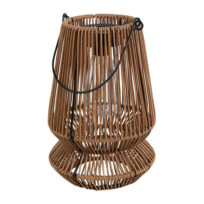 Solar Windlicht Okora – Beige set