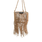 Solar Hanglamp Jans– Rotan Look met Franjes