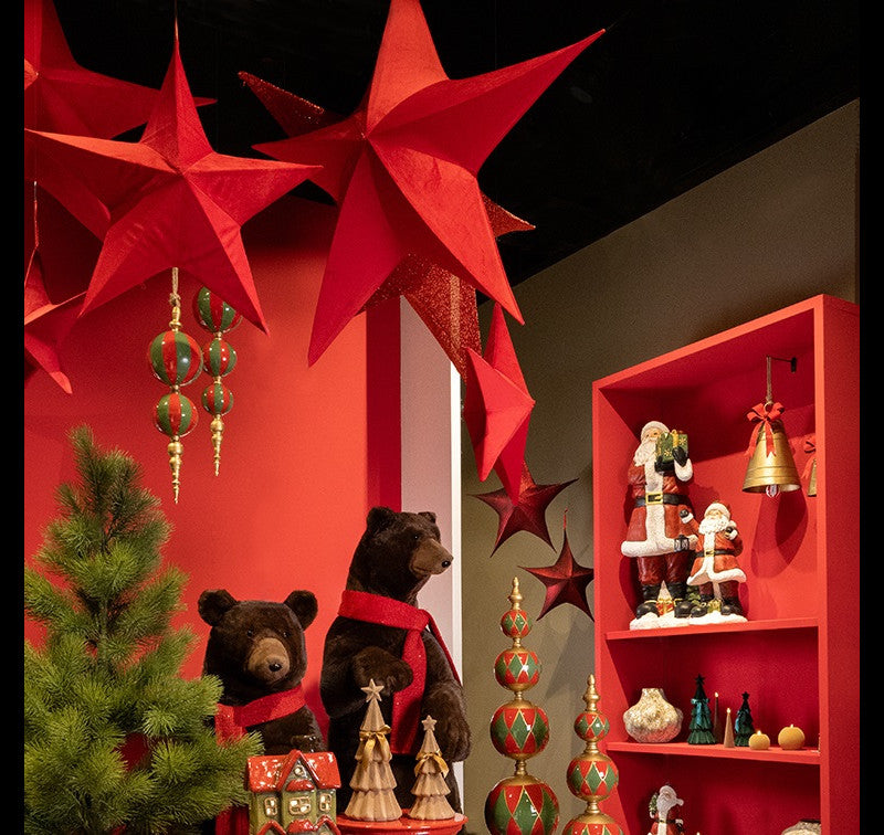 Kersthanger Bel Benno Goud – Metalen Kerstbel 45 cm