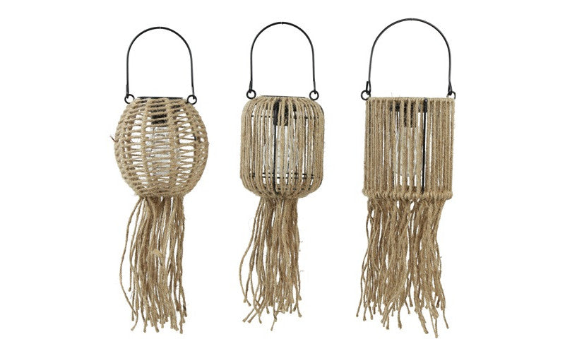 Boho Hanglantaarn Set – Solar Tuinverlichting