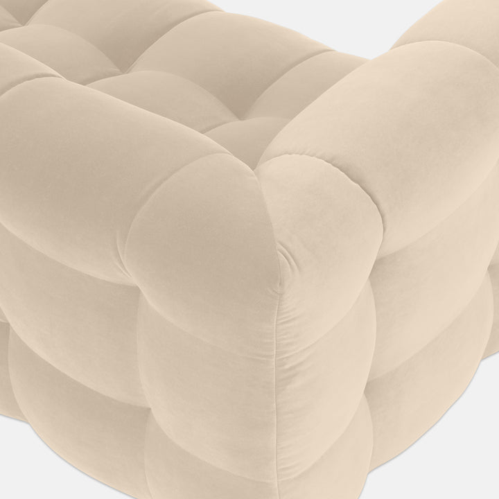 Velvet Bank 3-Zits – Ronde Luxe Designbank | Royal Linen
