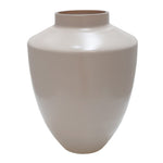 Tugela Matte Ivory vaas – Beige-witte glazen vaas Ø24–28xH29–36 cm