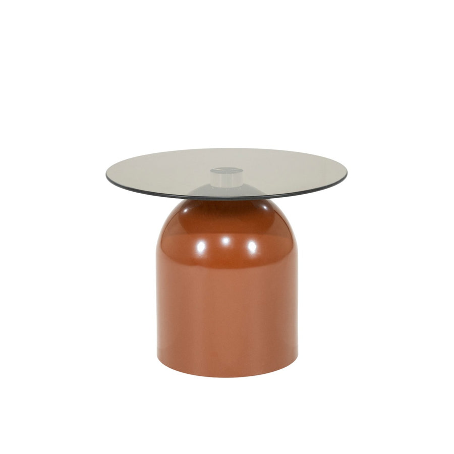 Salontafel Irona caramel klein met smoked glas