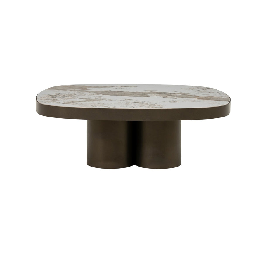 Salontafel Santino – metaal & keramiek