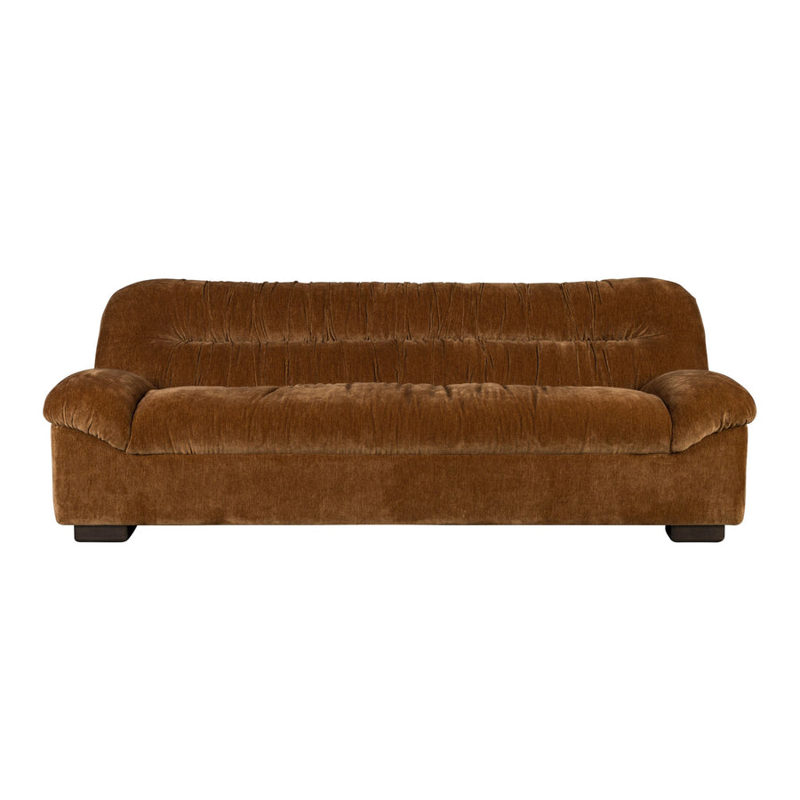 Dutchbone Douglas 3-zitsbank velours cognac