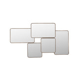 Asymmetrische Spiegel Bruin 120 x 70 cm – Dutchbone Cordelia
