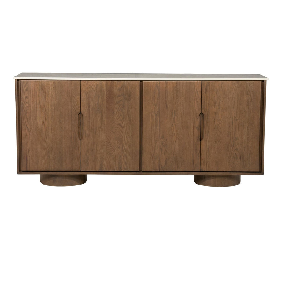 Dressoir Leandro 180 cm – eikenfineer & keramiek
