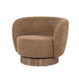 Fauteuil Norah – stof & fineer bruin Yke