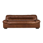 Dutchbone Douglas 3-zitsbank wax leer chocolade