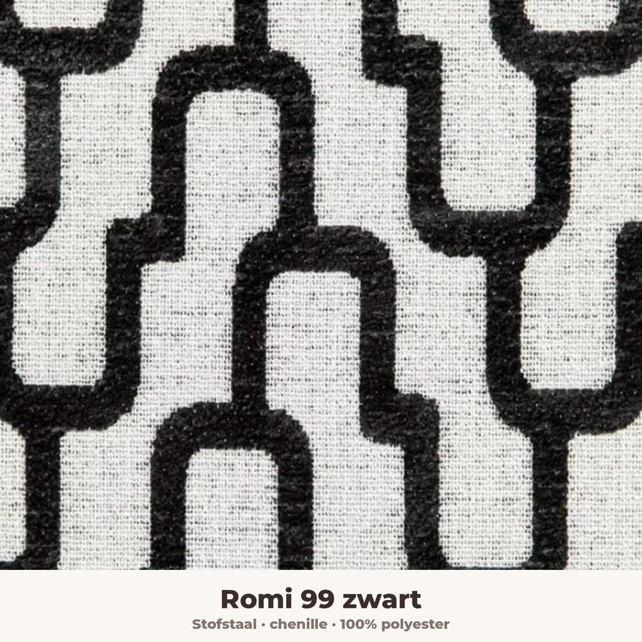 Stofstaal Romi 99 zwart