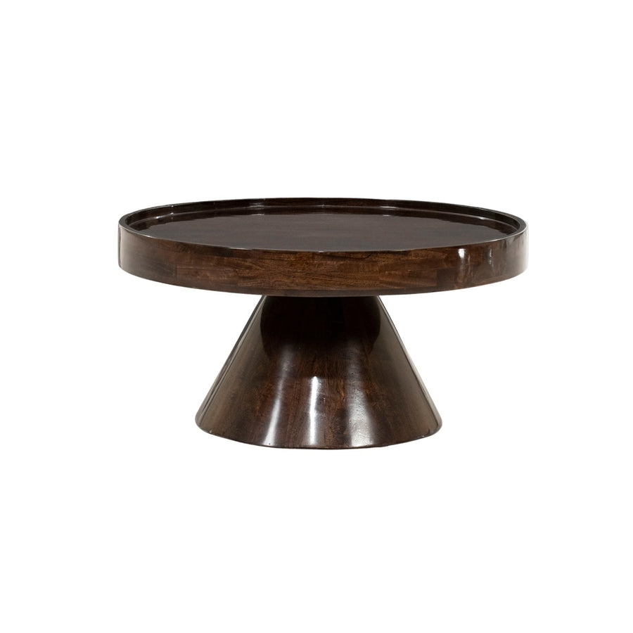 Salontafel Eclat donkerbruin rond