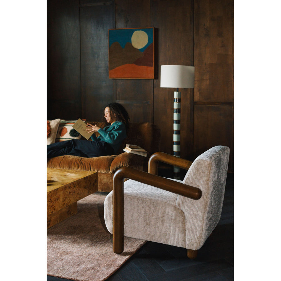 Robinson fauteuil in een woonkamer