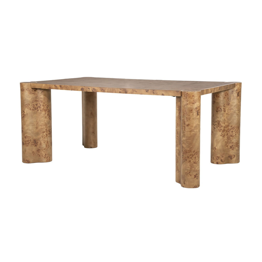 Eettafel Dorian 180x110 cm – MDF & wortelnotenfineer