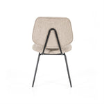 Stoel Lynn – stof & metaal beige fletcher