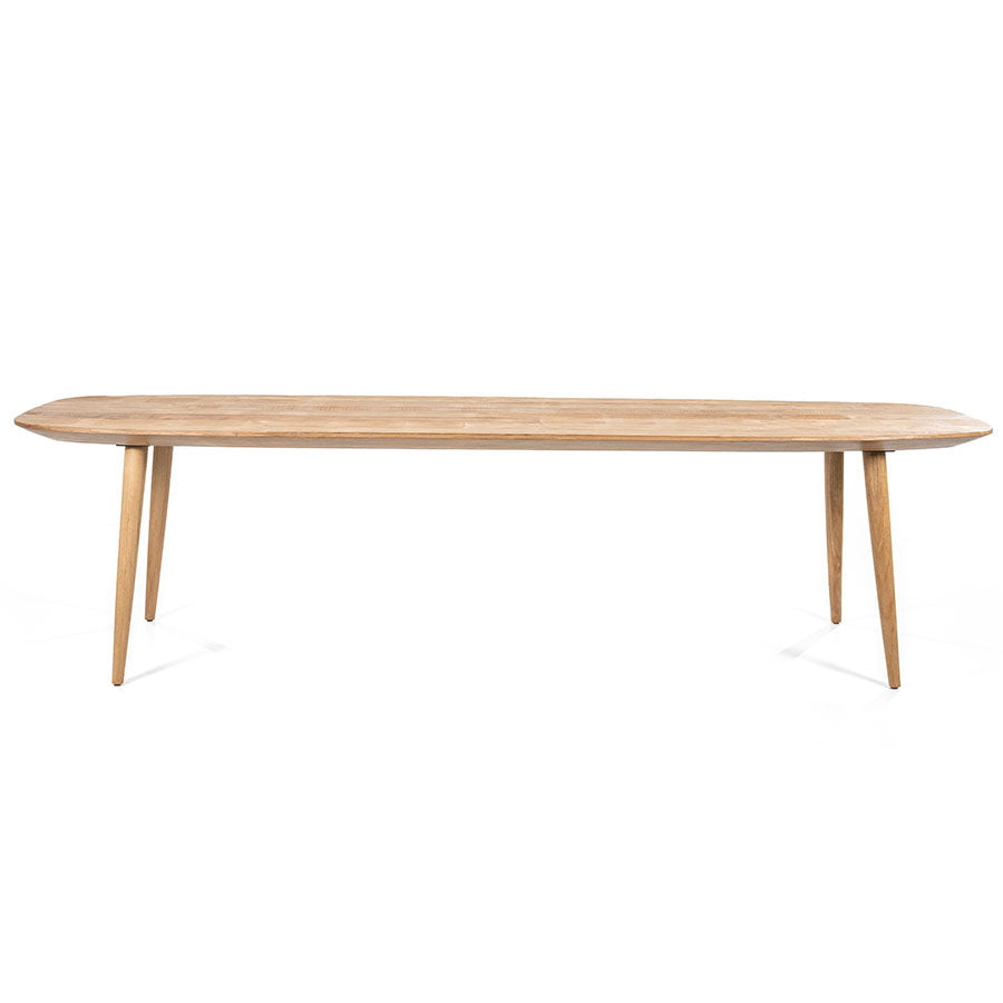 Eettafel Tabassum – gerecycled teak naturel 300x100cm