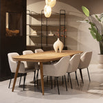 Eettafel Tabassum – gerecycled teak naturel 300x100cm