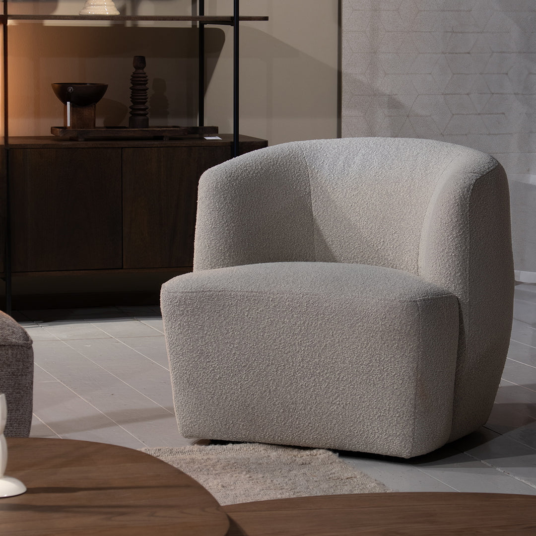 Fauteuil Charlotte – stof taupe copenhagen
