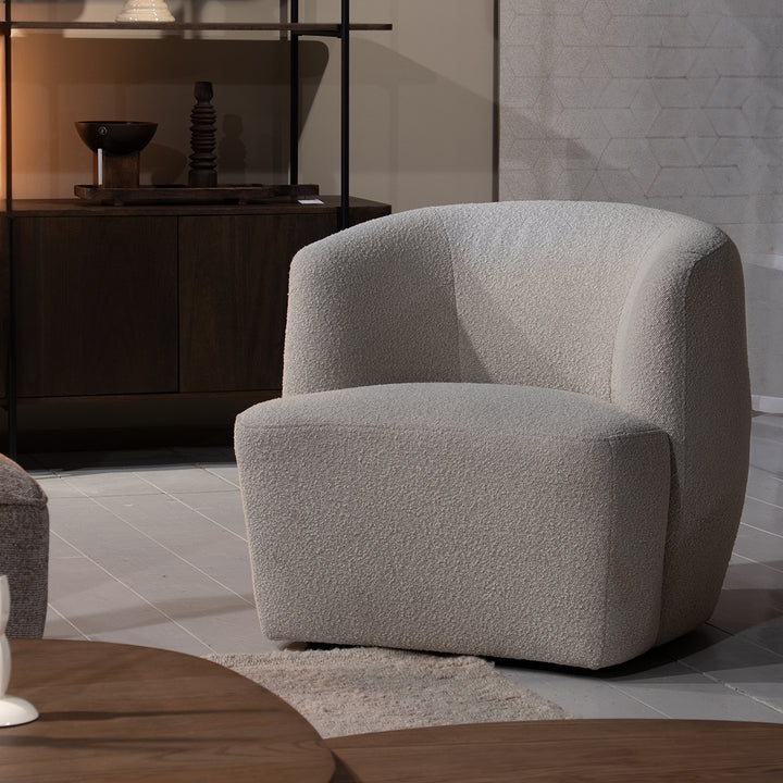 Fauteuil Charlotte – stof taupe copenhagen