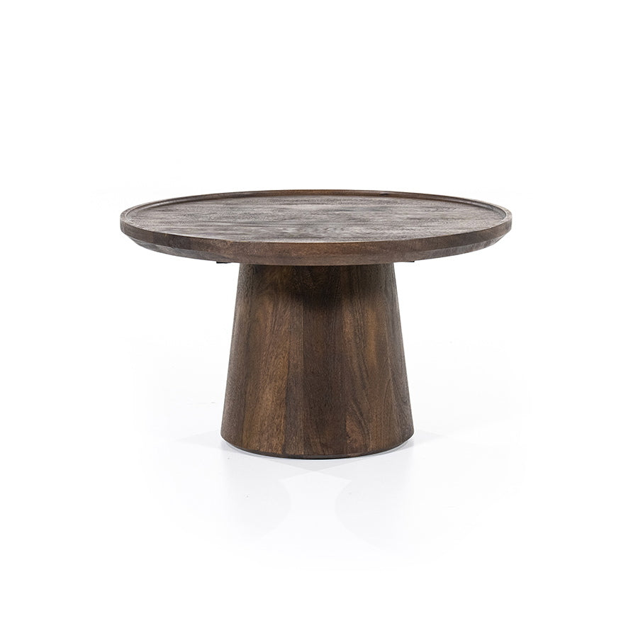 Salontafel Ron – mangohout bruin 66x39cm