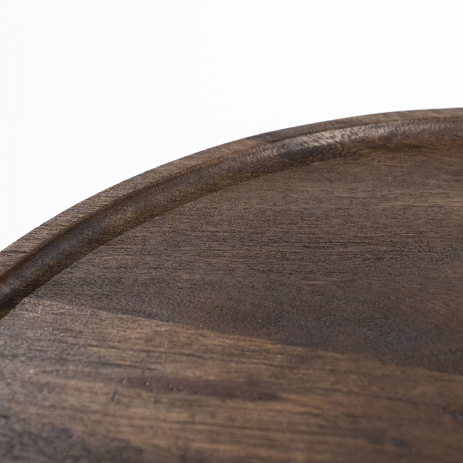 Salontafel Ron – mangohout bruin 66x39cm