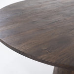 Rond Eettafel Aron – mangohout bruin 130cm