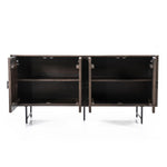 Dressoir Remi – mangohout & metaal 4-drs. bruin