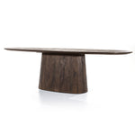 Ovaal Eettafel Aron – mangohout bruin 250x110cm
