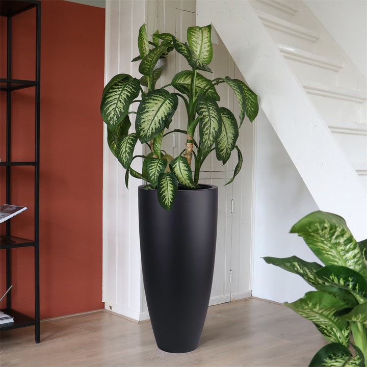 Bloempot Kentucky black M voor binnen& buiten